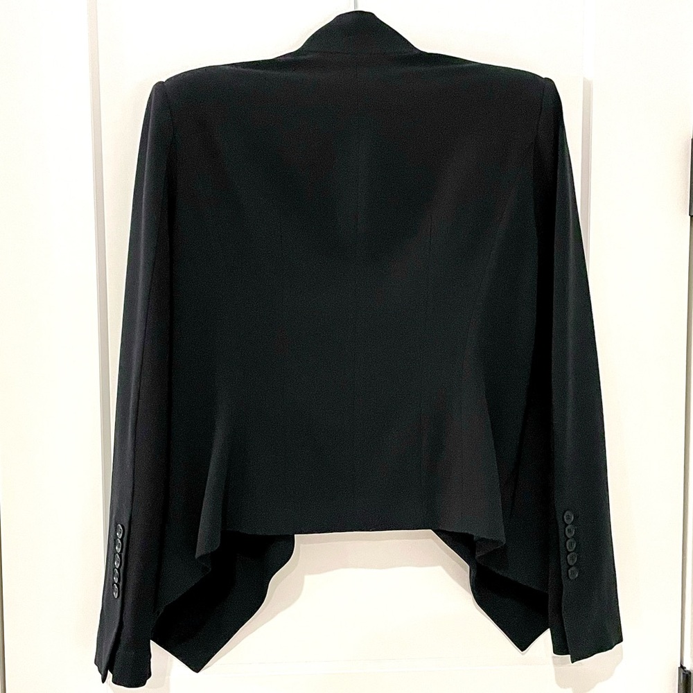 BCBG MaxAzria Abree Draped Open Front Jacket Blazer - Picture 2 of 8